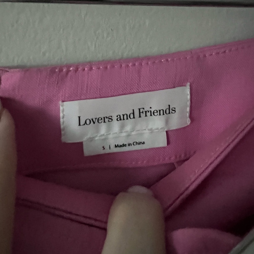 Lovers + Friends Pink Wrap Skort Buckle Detail Size Small Y2K Barbiecore - Picture 4 of 6